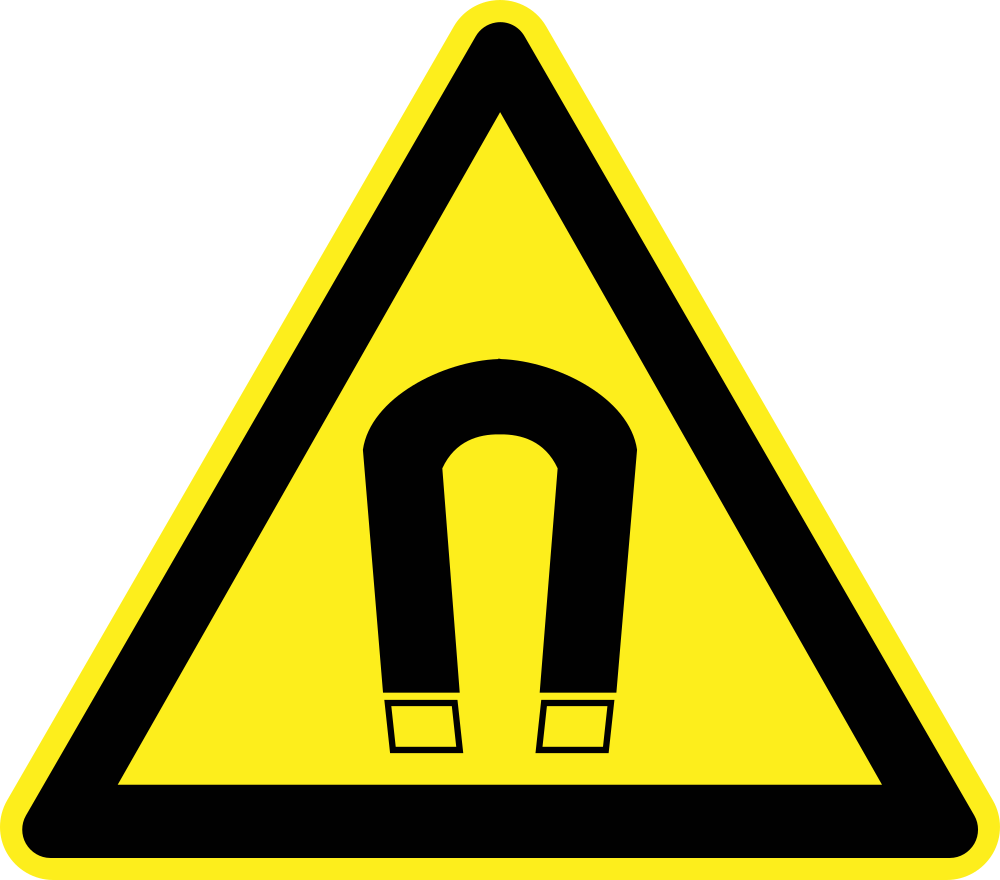 OnlineLabels Clip Art Strong Field Warning Sign